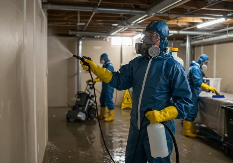 Basement Sanitization and Antimicrobial Treatment process in Rich Hill, MO